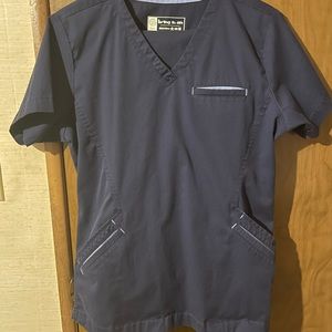 Navy blue scrub set